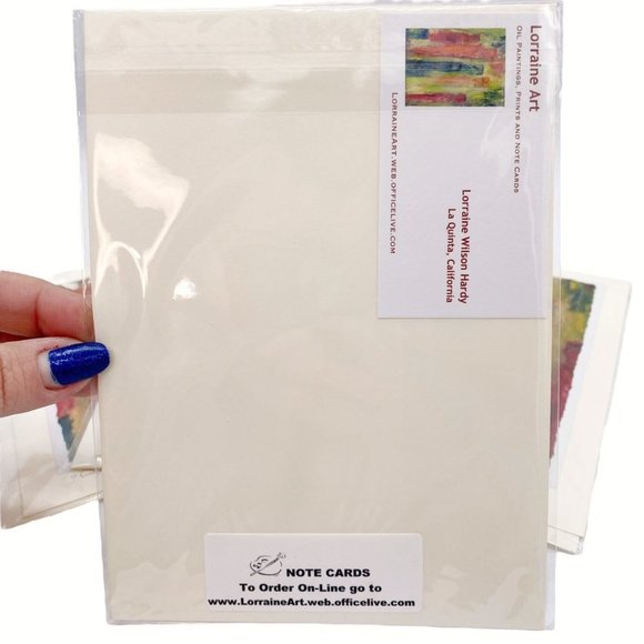 Art Print Blank Note Cards Sealed w Envelope New “Among Kings” Abstract Artwork - Picture 3 of 4